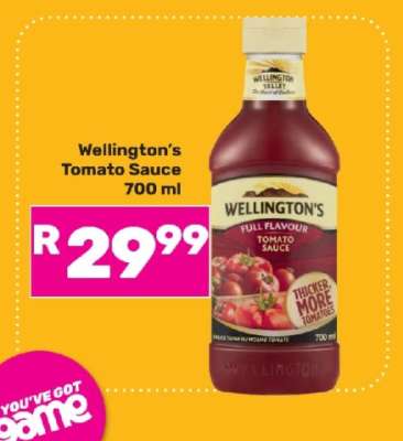 Wellington's Tomato Sauce