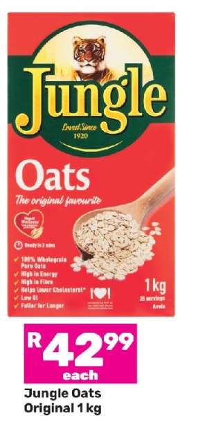 Jungle Oats Original 1 kg