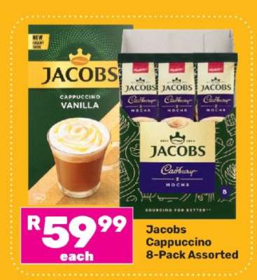 Jacobs Cappuccino 8-Pack Assorted