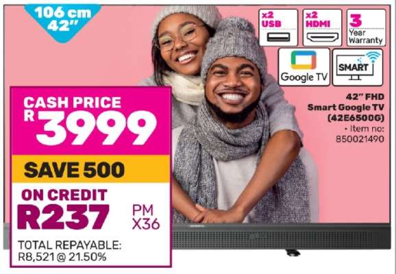 42" FHD Smart Google TV (42E6500G)