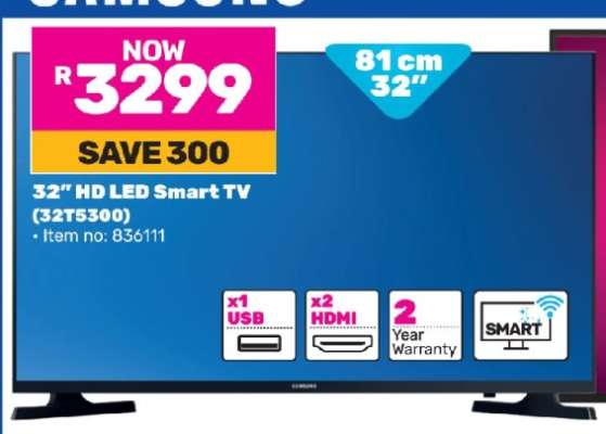32" HD LED Smart TV (32T5300)