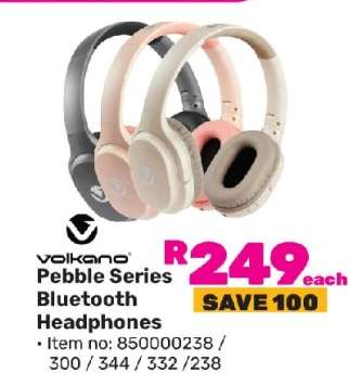 Volkano Pebble Series Bluetooth Headphones
