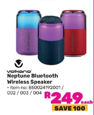 Volkano Neptune Bluetooth Wireless Speaker