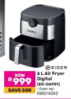 Eiger 6 L Air Fryer Digital