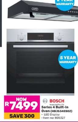 Bosch Series 4 Built-In Oven HBJ534ES0Z