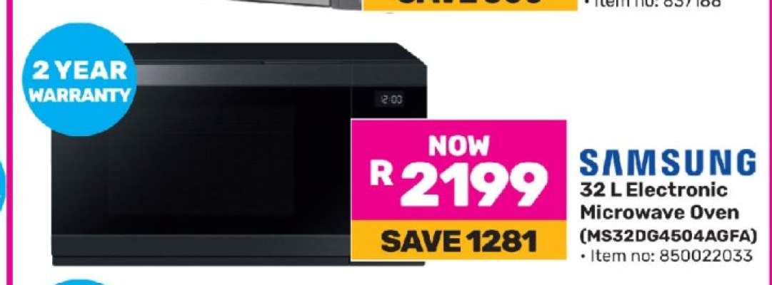SAMSUNG 32 L Electronic Microwave Oven