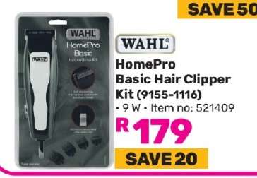 Wahl HomePro Basic Hair Clipper Kit 9155-1116