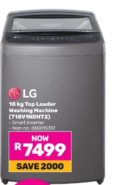 LG 18 kg Top Loader Washing Machine (T18V1NDHT2)