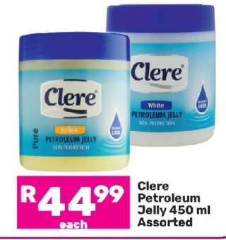 Clere Petroleum Jelly 450 ml Assorted