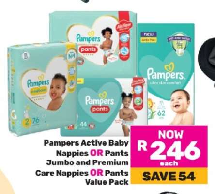 Pampers Active Baby Nappies OR Pants