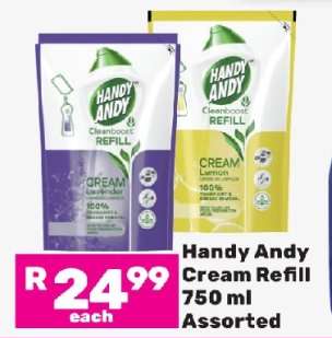 Handy Andy Cream Refill 750 ml
