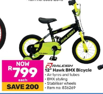 Raleigh 12" Hawk BMX Bicycle