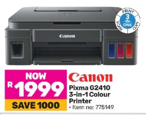 Canon Pixma G2410 3 In 1 Colour Printer