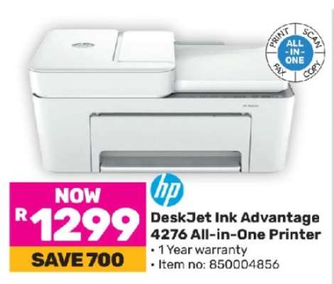 Deskjet Ink Advantage 4276 All-in-One Printer