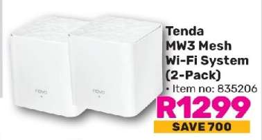 Tenda MW3 Mesh Wi-Fi System (2-Pack)