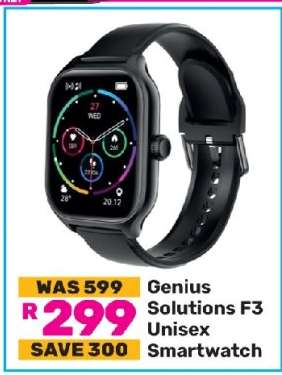 Genius Solutions F3 Unisex Smartwatch