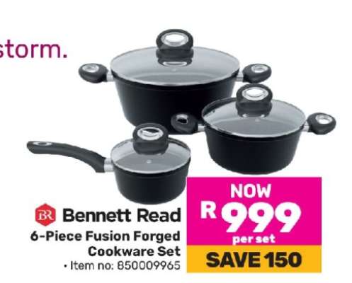 Bennett Read 6 Piece Fusion Forged Cookware Set