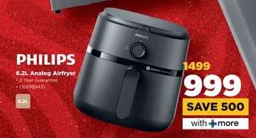PHILIPS 6.2L Analog Airfryer