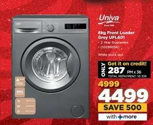 Univa 6kg Front Loader Grey UFL601