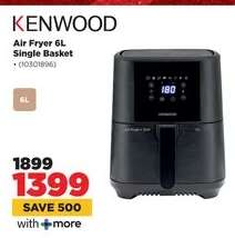 KENWOOD Air Fryer 6L Single Basket