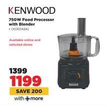 KENWOOD 750W Food Processor with Blender