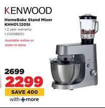 KENWOOD HomeBake Stand Mixer KHH01.120SI