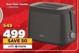 Grey Glow Toaster