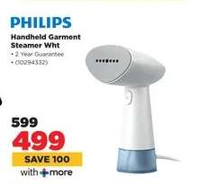 PHILIPS Handheld Garment Steamer Wht