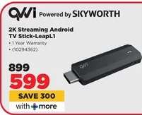2K Streaming Android TV Stick-LeapL1
