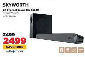 SKYWORTH 2.1 Channel Sound Bar SS630