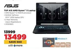 ASUS TUF A15 AMD Ryzen 5 Laptop