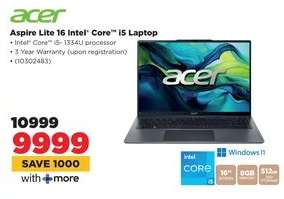 Aspire Lite 16 Intel Core i5 Laptop