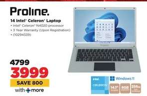 Proline 14 Intel® Celeron® Laptop