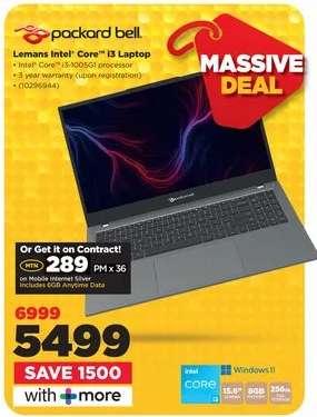 Packard Bell Lemans Intel Core i3 Laptop