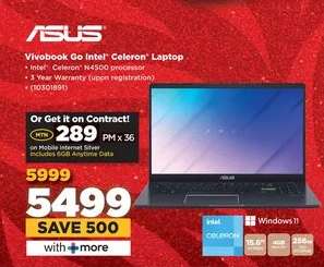 ASUS Vivobook Go Intel Celeron Laptop