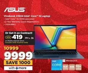 ASUS Vivobook X1504 Intel Core i5 Laptop
