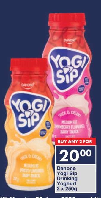 Danone Yogi-Sip Drinking Yoghurt