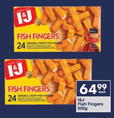 I&J Fish Fingers 600g