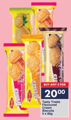 Tasty Treats Flavoured Cream Biscuits