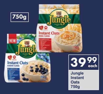 Jungle Instant Oats 750g
