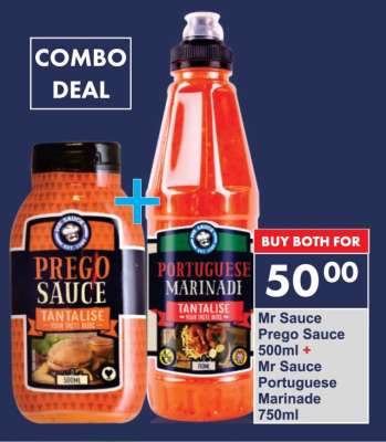 Mr Sauce Combo