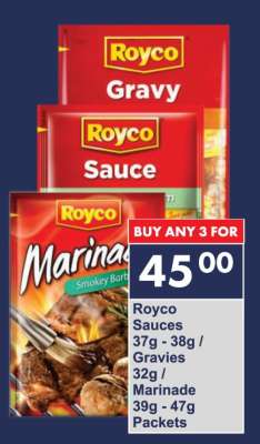 Royco Sauces, Gravies, Marinade