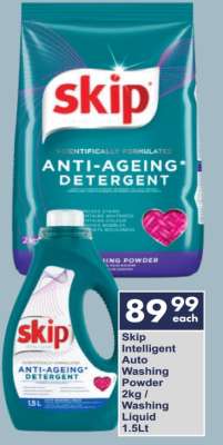 Skip Intelligent Auto Washing Powder / Washing Liquid
