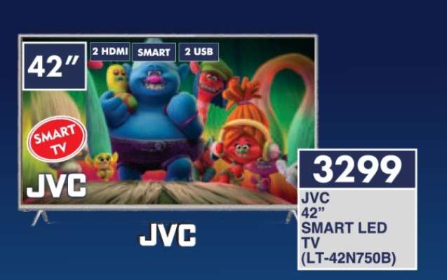 JVC 42” SMART LED TV (LT-42N750B)