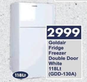 Goldair Fridge Freezer Double Door