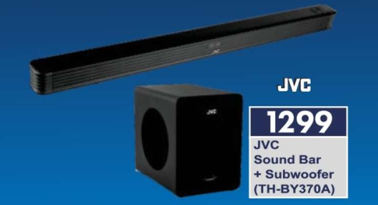 JVC Sound Bar + Subwoofer (TH-BY370A)