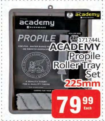 ACADEMY Propile Roller Tray Set 225mm