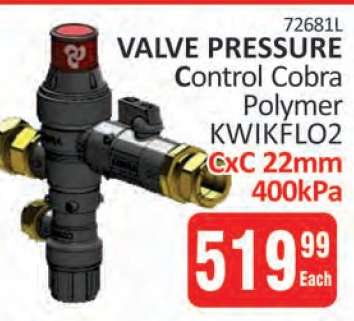 VALVE PRESSURE