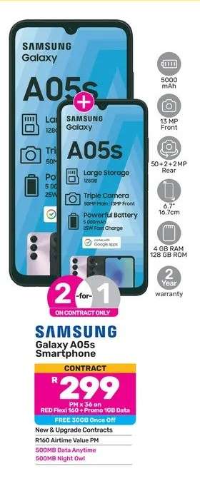 Samsung Galaxy A05s Smartphone