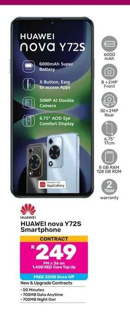 Huawei Nova Y72s Smartphone